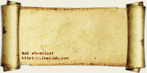 Andjelina Simijonović vizit kartica